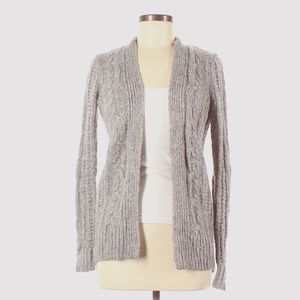 Grey Cable Knit Cardigan By Hollister Co.